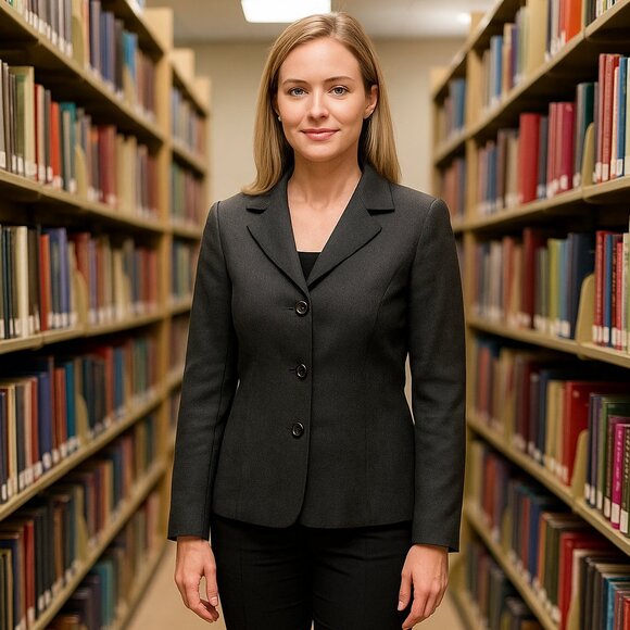 Ann Taylor Jacket Women 10P Black/Tan Blazer 3 Button Classic Career Office Boho - Picture 1 of 8